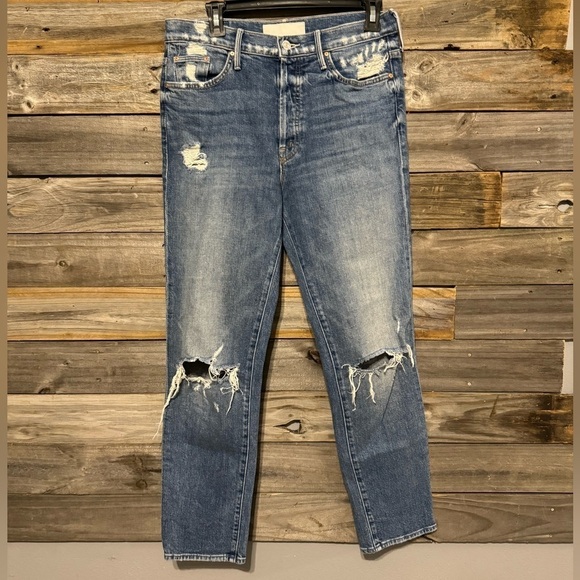Mother - The Trickster Ankle- Straight Leg Jeans- size 27 - Picture 2 of 9